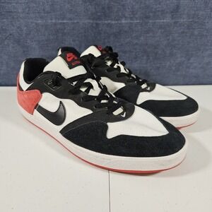 Nike SB Alleyoop Black Toe White University Red CJ0882-102 Men's Size 12
